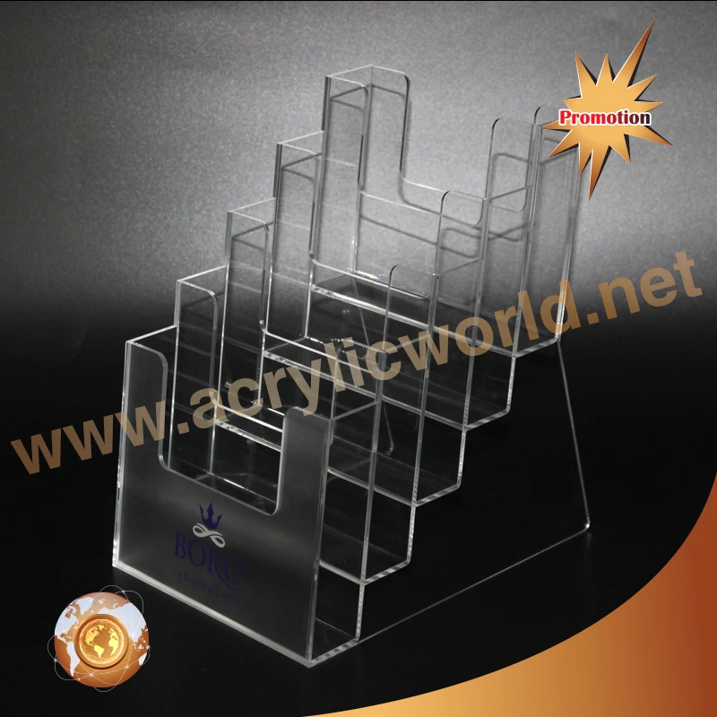 Customized Acrylic brochure holder,leaflet holder,newspaper holder acrylic brochure rack
