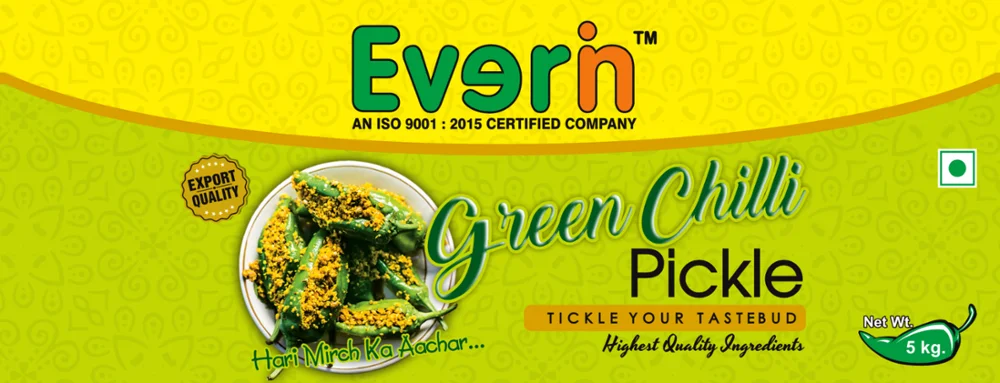 
GREEN CHILLI PICKLE 5kg Super Saver Pack 