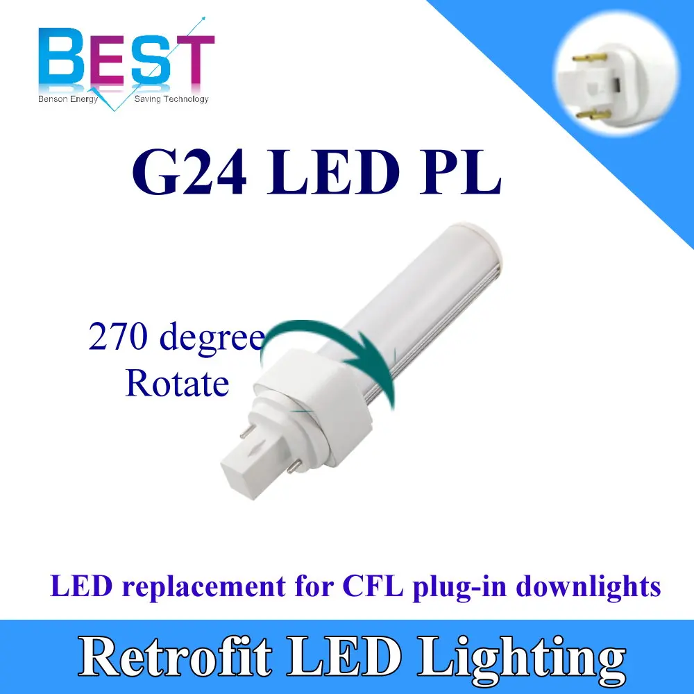 
LED G24 PL Buld; Replace CFL G24 4PIN 