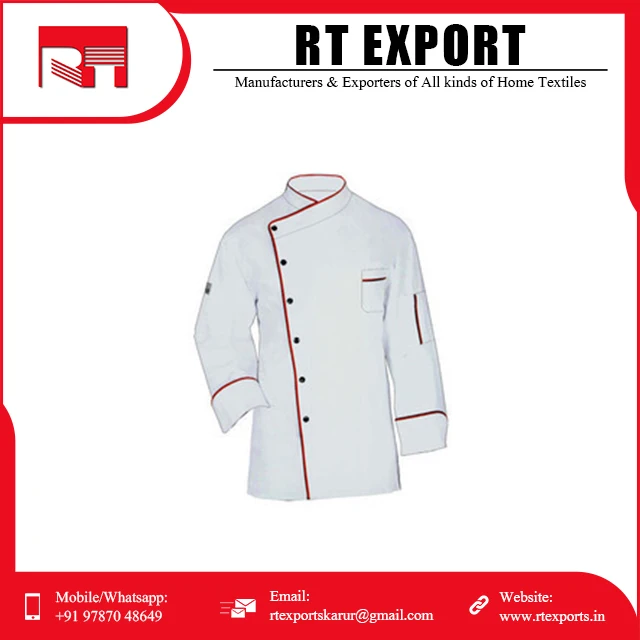 Bulk Sale Top Quality Professional Chef Jacket Cotton Cooking kitchen Chef Coat with Private Logo