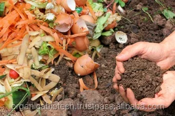 Quick bacteria for organic manure making with kitchen and garden waste in compost bin