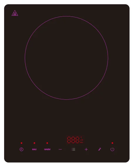 GS/CE Mini Slim 39mm Portable IH Induction Cooker / Shenzhen Induction Cooktop