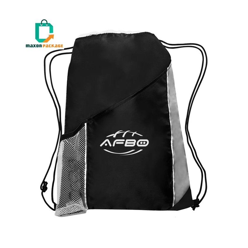 SMETA factory bakeshop Cheap Food Polyester String Bag
