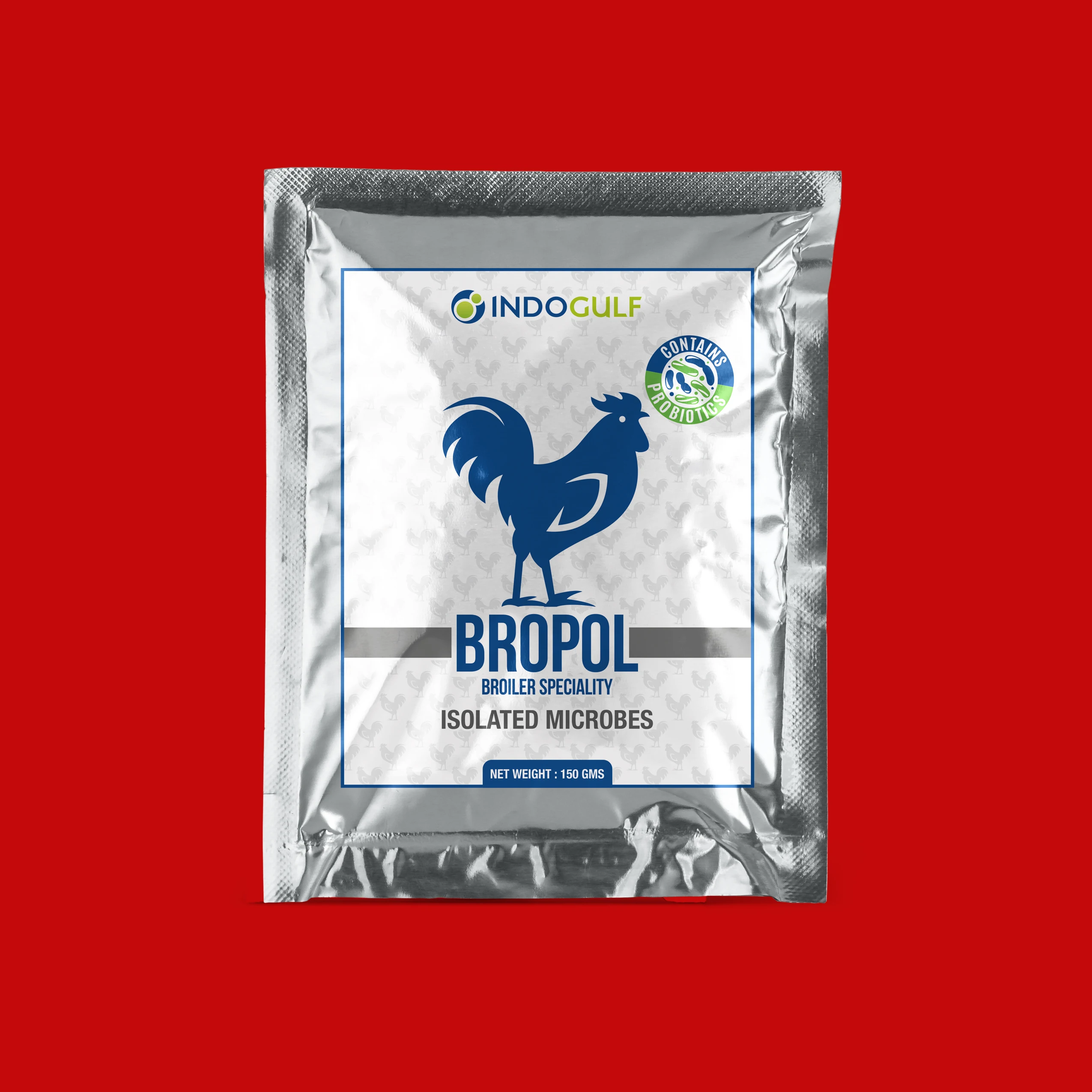 Птица Бройлер для кормления птиц | Снятие стресса | Пробиотики микробы | Водорастворимый прямой корм | 36x10(11) CFU на 150 г