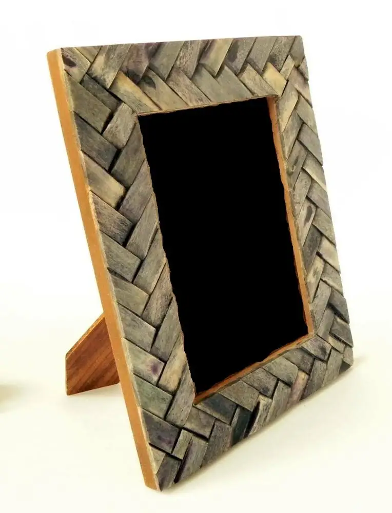 Bone Inlay Photo Frame Fancy Design Photo Frame for Home Decor Wall and Living Room Photo Picture Frames for Hot Sale Product