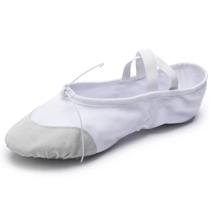 
Girls Split Sole Canvas Ballet Slipper/Ballet Shoe/Yoga Dance Shoe (Kid/Women) 