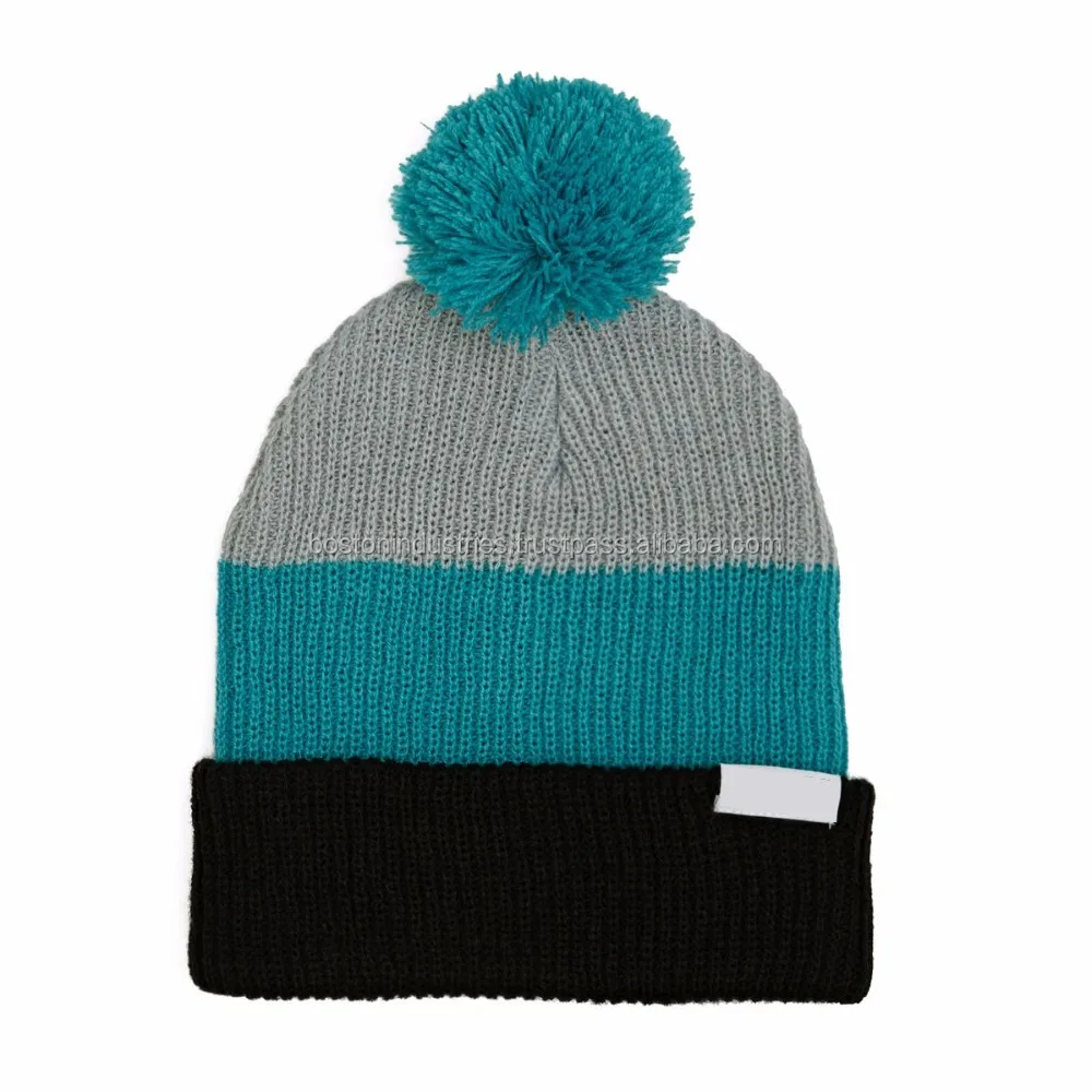 Черная бини, серая зимняя шапка оптом
