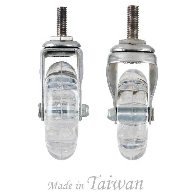 CCE Caster 3 Translucent Caster Wheel With Replacement Dolly