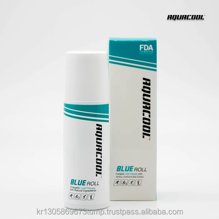 AQUACOOL BLUE ROLL Pain relief gel cream for for Arthritis Back Pain Sore Muscles Joints Aches