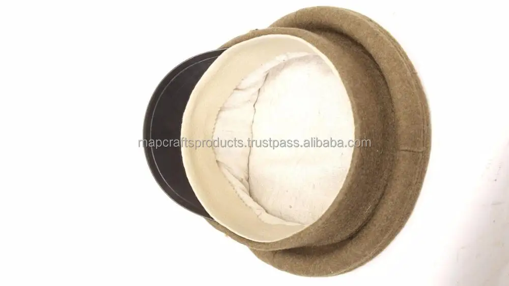 New Factory 100% Wool Custom Bulk High Quality Handmade Embroidery Uniforms Adult WW1 Hats