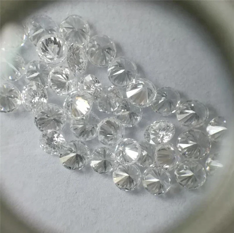 D-E-F COLOR VVS TO VS CLARITY 1.15 mm TO 1.20 mm  TCW 1.00 CT Genuine Round Brilliant Cut HPHT CVD Synthetic Diamonds From India