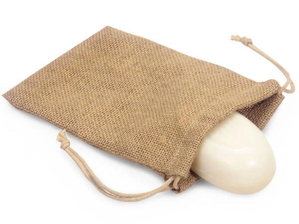Stylish Natural Raw Jute Pouch bag