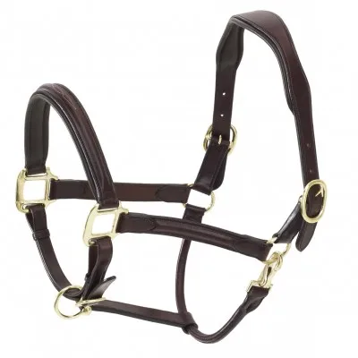 
High Quality Brass Buckle Horse Halter 