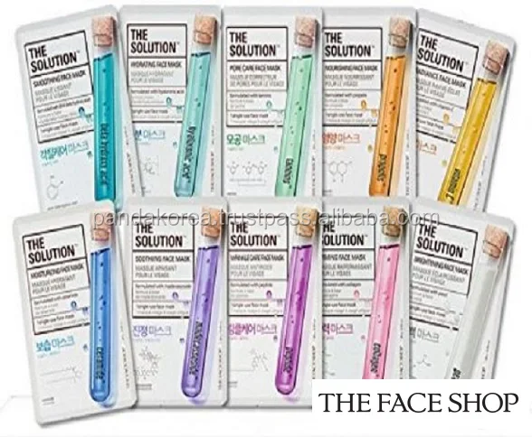 Корейская косметика для ухода за кожей-магазин средств для ухода за кожей лица-маска для лица (осветляющая, укрепляющая, увлажняющая, питающая, сияющая)