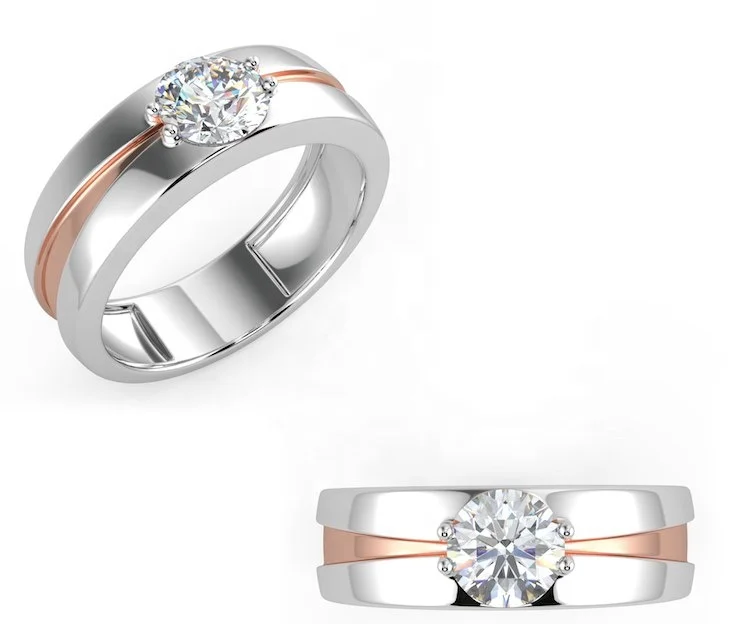 
Кольцо с бриллиантами в виде Солита (Бесплатная доставка при покупке на сумму более 2000 долларов США). Ввозные пошлины и налоги несут клиент) 