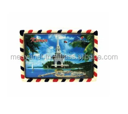 Oem Manufacturer Promotional Custom  Souvenir Fridge Ceramic Magnet Epoxy Tourist Magnet City Magnets