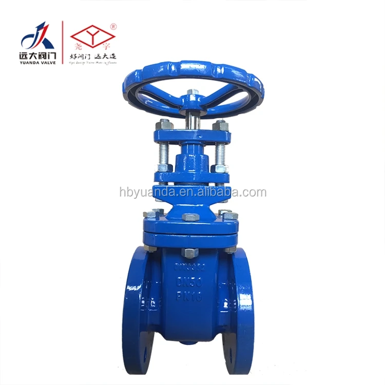 DIN CAST IRON METAL SEATED OS&Y GATE VALVE