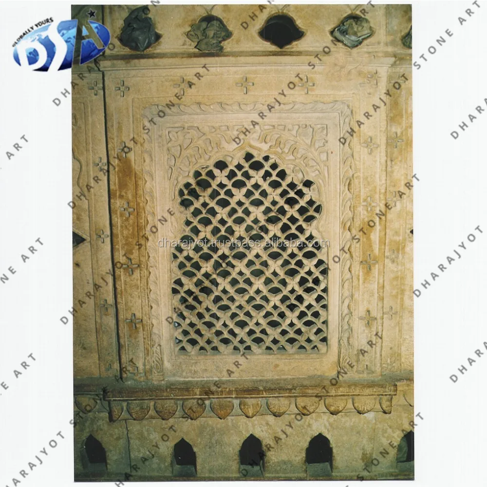 
Jaisalmer Yellow Sandstone New Design Jali Decor 