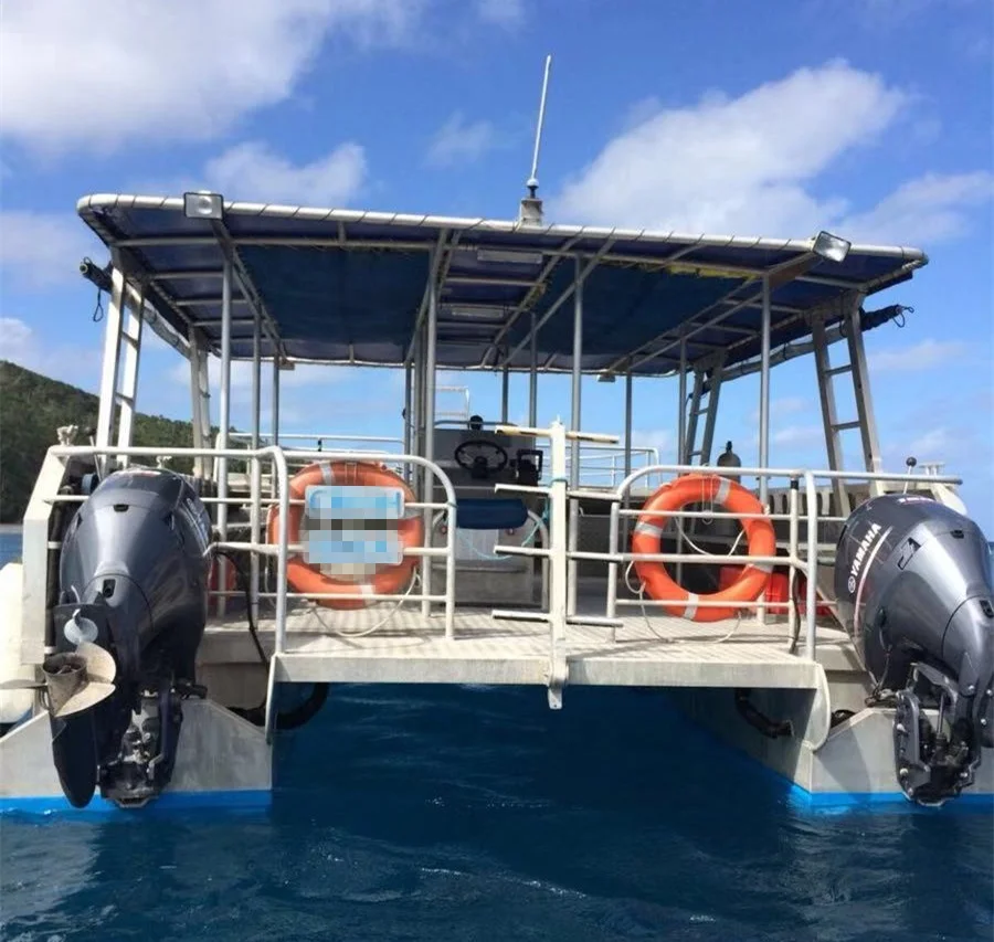 Многофункциональная алюминиевая лодка для дайвинга до 12 м