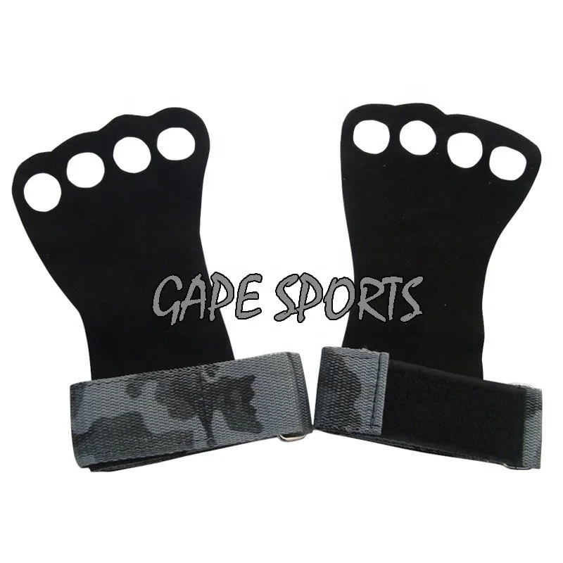 Wholesale Weightlifting Palm Grip Genuine Leather OEM Custom Logo Gym Exercise Protect your Hand palm grip