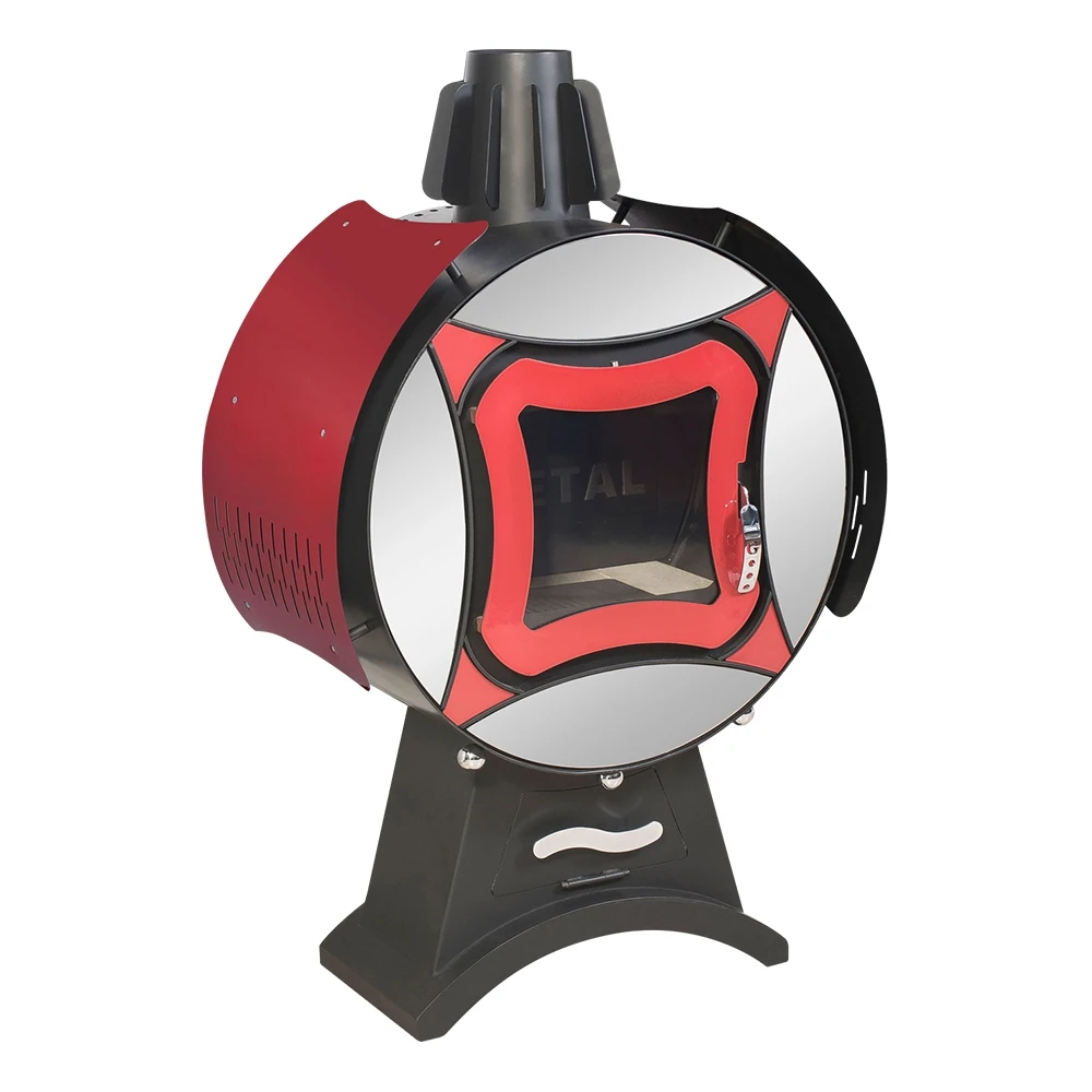 
16,4 kW European Quality Wood Burning Stove | 81,2% Efficiency (Gekas Stoves - SG 1200) Beige, Bordeaux 