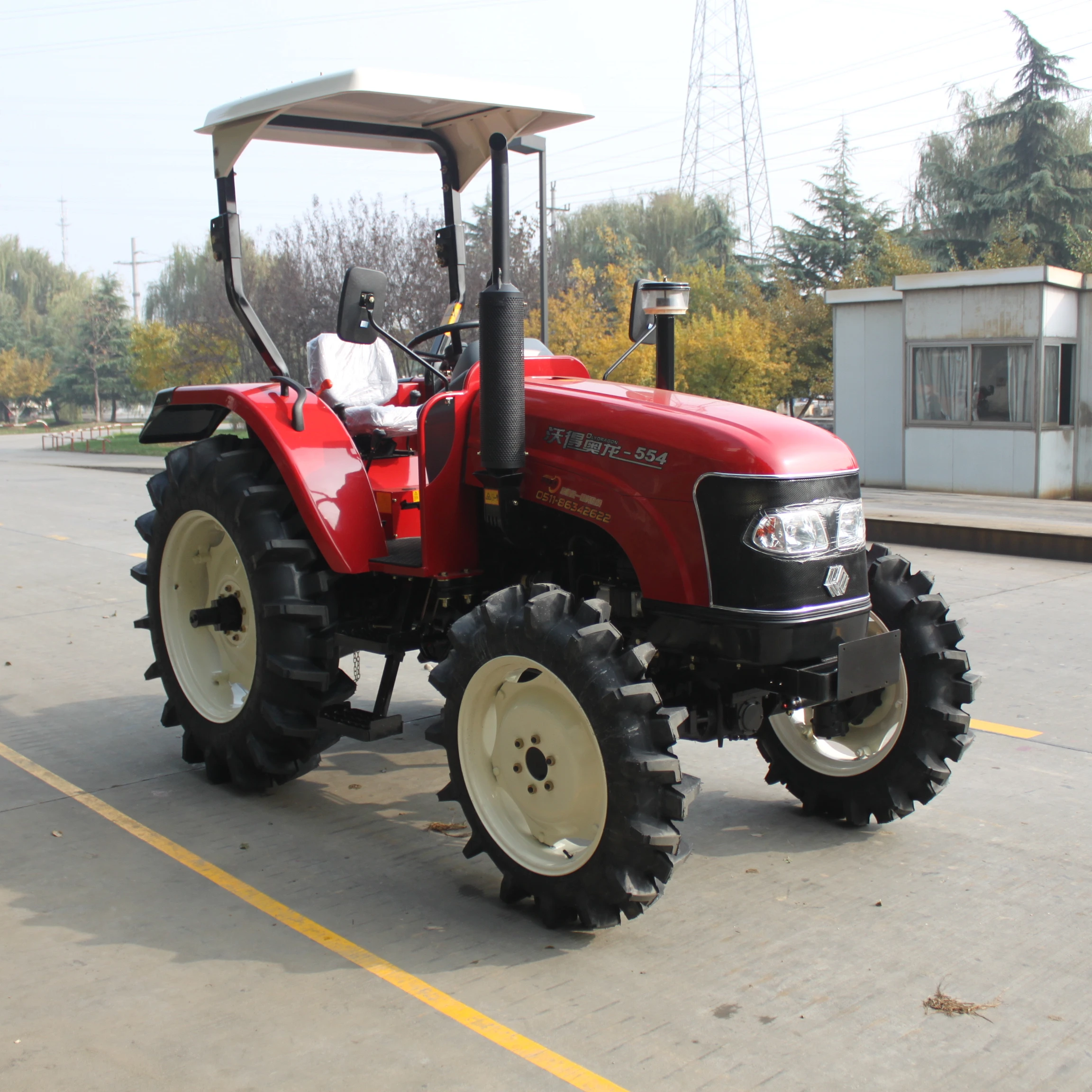 Сельскохозяйственная техника 55HP 4WD маленький мини-трактор с