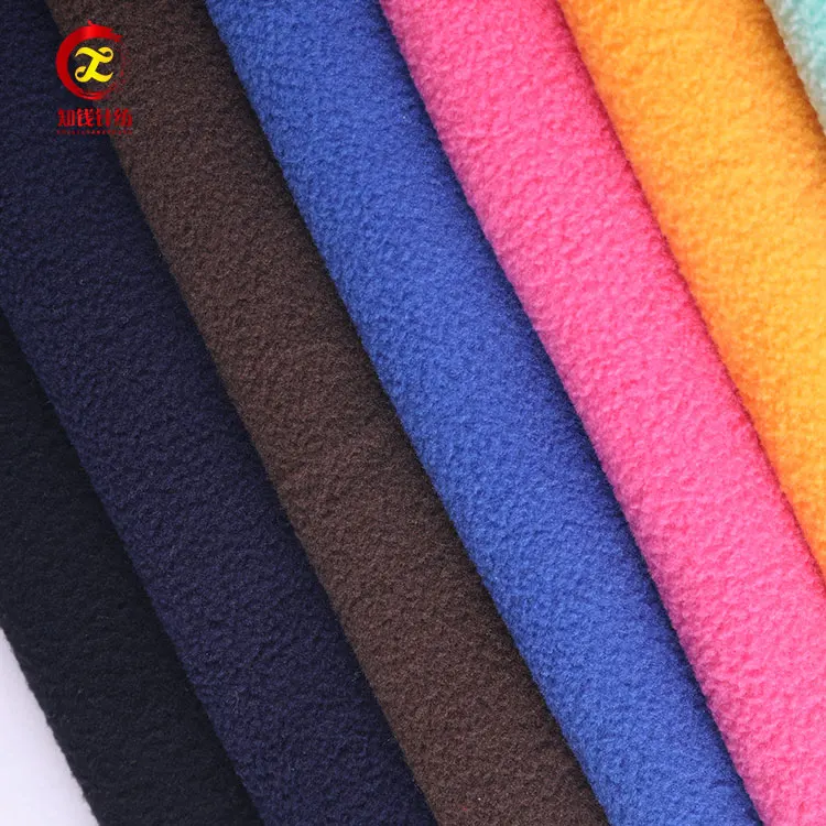 
China Manufacture Wholesale 100%Polyester Knit dark color Eco-friendly Soft Breathable Polar Fleece Fabric 