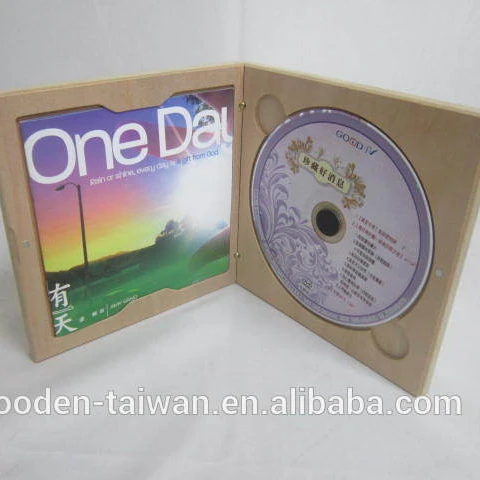 
Custom High Quality Wooden Cd Box/wooden Dvd Case 
