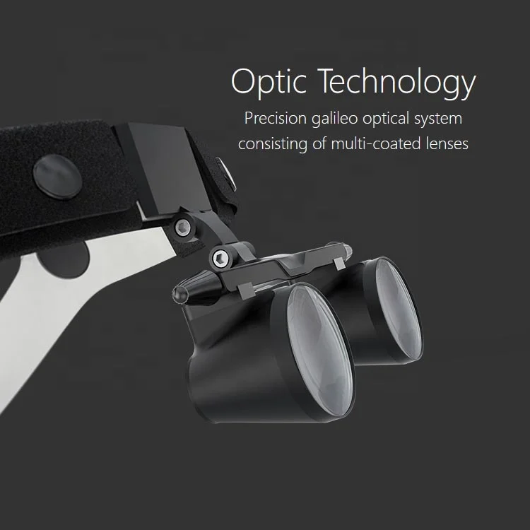 FD-503G 3.5X  Dental Headlamp ENT Medical Headband Galileo Binocular Surgery Loupe