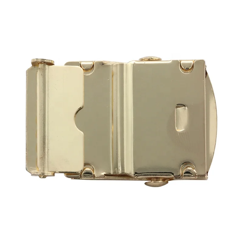 Wholesale Elegant Gold 3D custom  metal die casting Engraved belt buckles for men