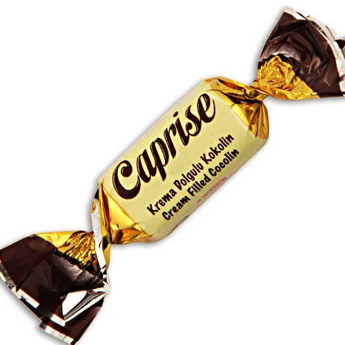 Caprise MILK CREAM FLAVORED DOUBLE TWIST COMPOUND TURKISH CHOCOLATE CONFECTIONERY