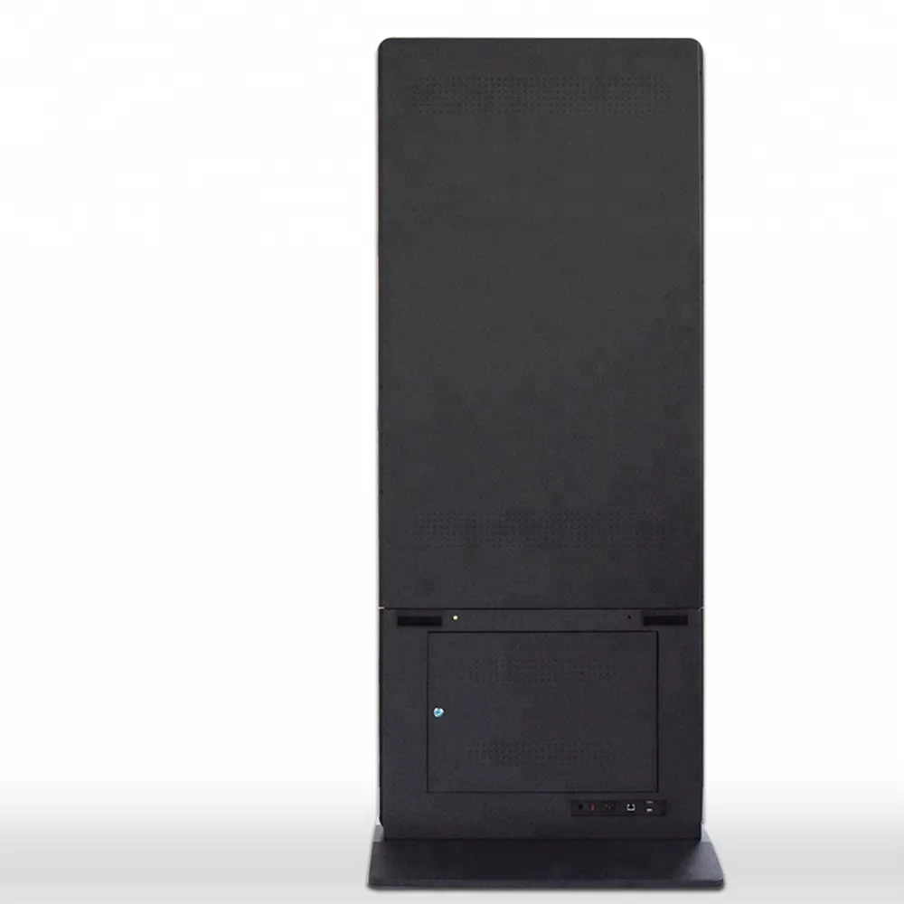 43inch floor standing display advertising with video lcd monitor usb media player for advertising