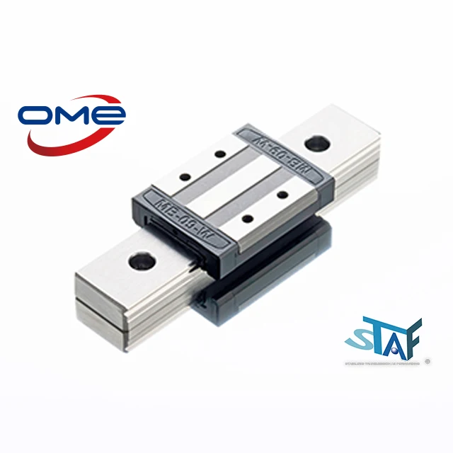 
STAF MBX09WN MBXD09WN miniature Linear guides guideway 1 fixed-length Rail + 1 block Cutting-DIY 