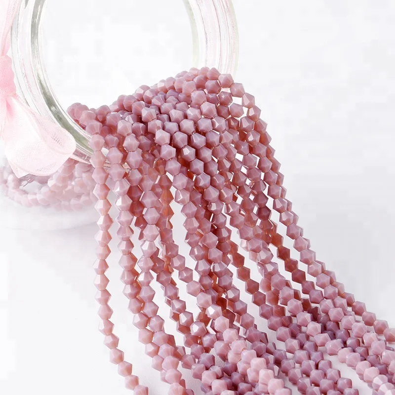 Fashion Accessories 2mm 3mm 4mm 6mm 8mm Bicone Crystal Bead Glass Bead