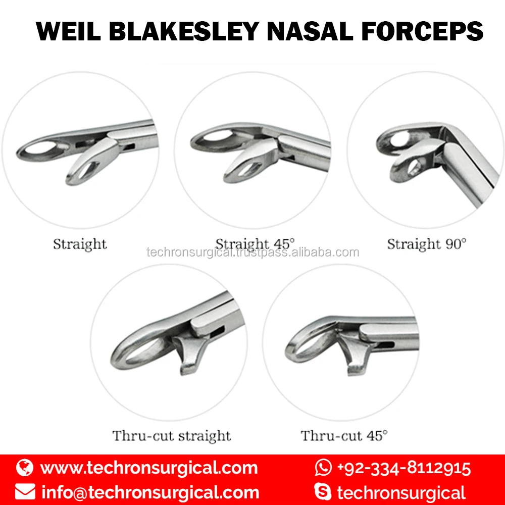 Носовые щипцы Blakesley, хирургические инструменты Sinus