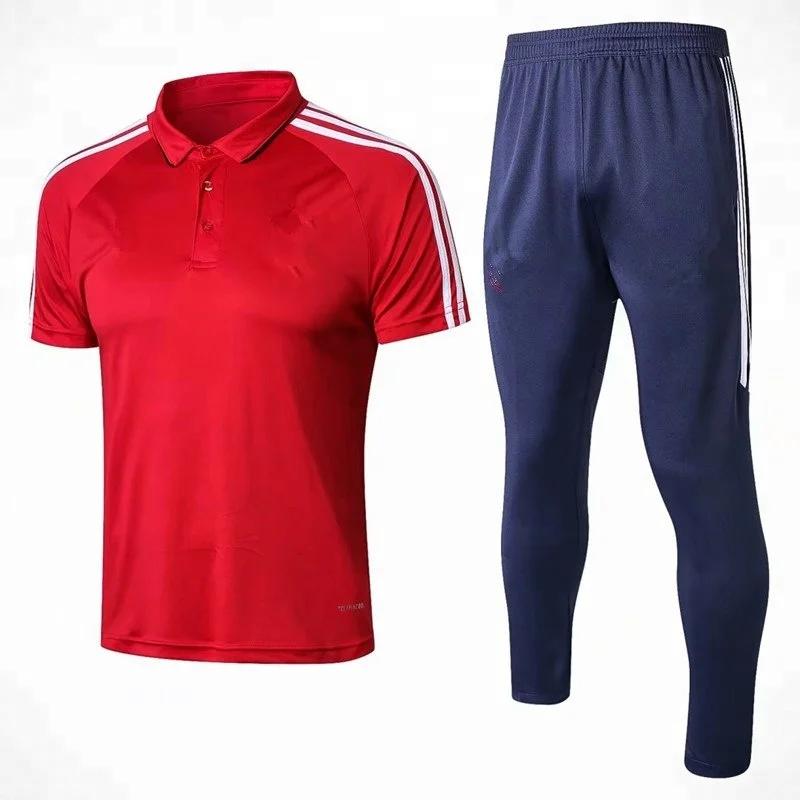 2018 19 New season soccer team polo training jersey set thai quality shirt