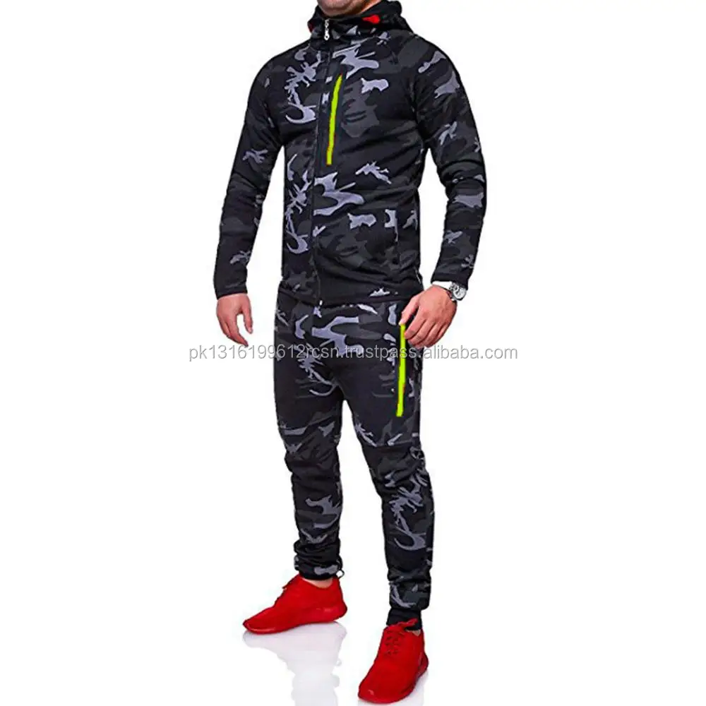 Camo Tracksuit / Army Style Running Suits