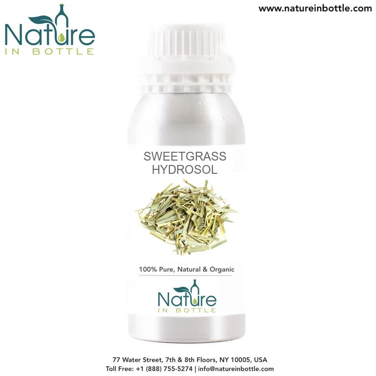 Organic Sweetgrass Hydrosol | Sweet Grass Distillate Water | Manna Grass (Holy Grass) Hydrolat