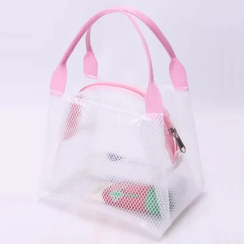
Fashionable Women Clear Transparent PVC Plastic Beach Tote Bag Handbag Purse 