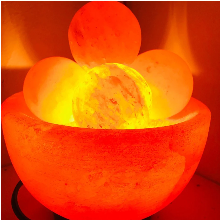 Высококачественная натуральная ГИМАЛАЙСКАЯ СОЛЬ ручная работа огненная чаша Хрустальная солевая лампа украшение для дома и офиса оптовая продажа из Пакистана