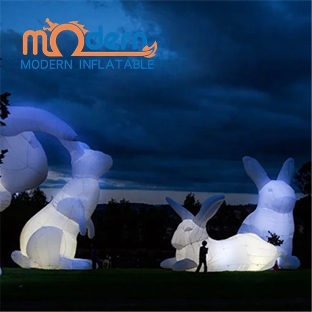 Alice In Wonderland Giant 5m Inflatable Rabbit/Bunny