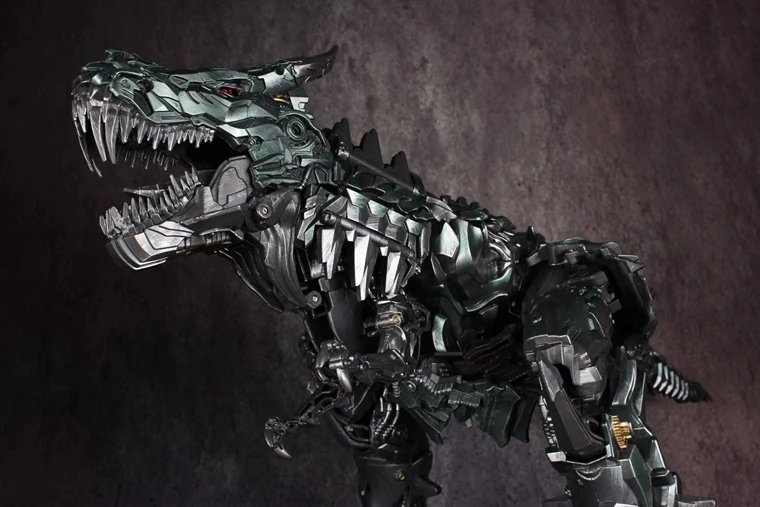 Черный BMB LS05 легированной стали негабаритных гримлока SS динозавр стальной трос древних ПВХ фигуркы игрушки LS-05