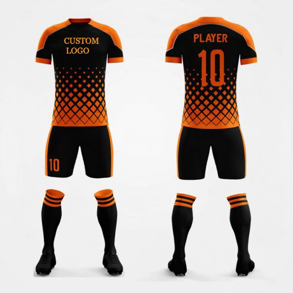 Football uniform set wholesale custom soccer jersey set fully sublimation soccerkit with custom logo custtom design M786