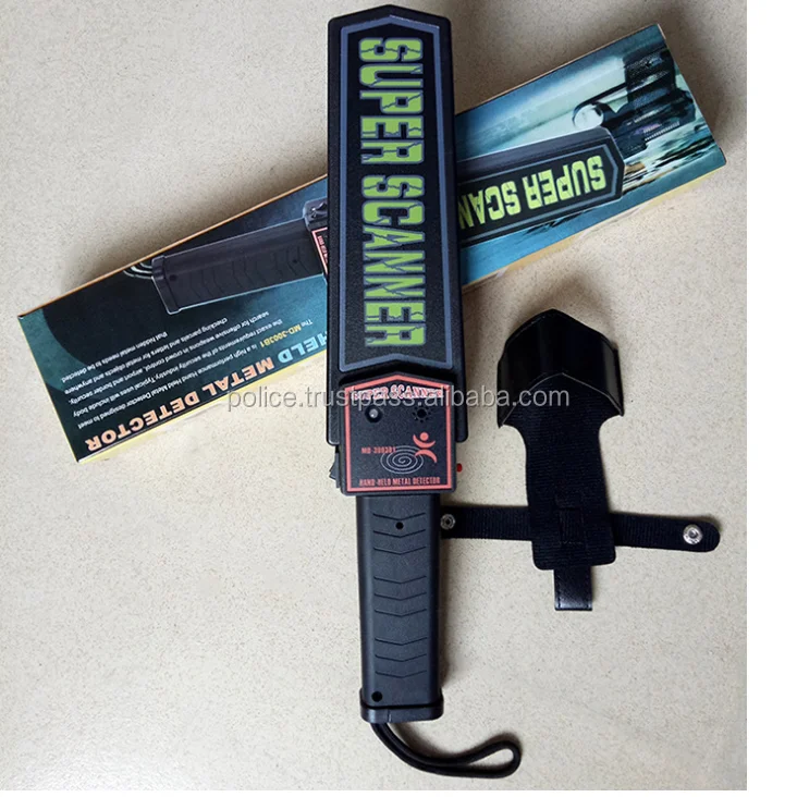 Недорогой ручной металлоискатель для контроля безопасности для охранника или полиции