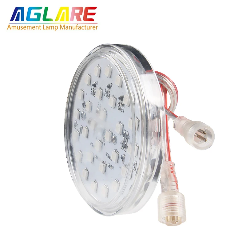 DC24V Pre-programmed 5050smd Rgb Tubo Pixel Led Outdoor Chameleon Lunapark Lighting Fixtures
