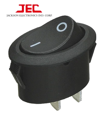 JEC RLEIL Ellipse Round ROCKER SWITH 606 Series ON-OFF SPST SPDT однополюсный 2-контактный цветной переключатель