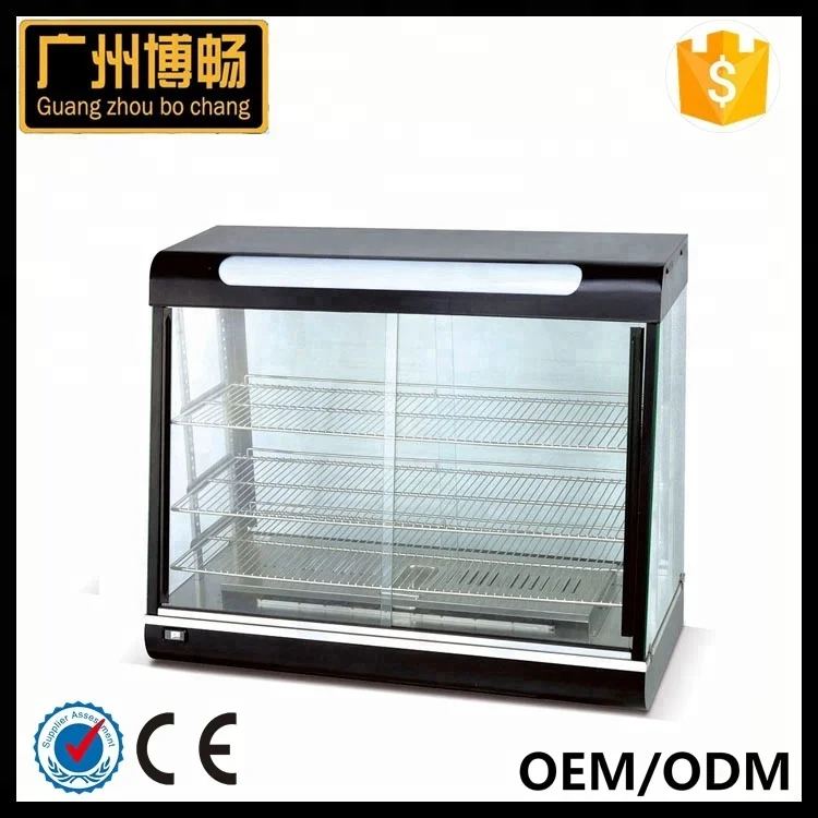 Professional Fast Food Industrial Table Food Warmer Display Showcase
