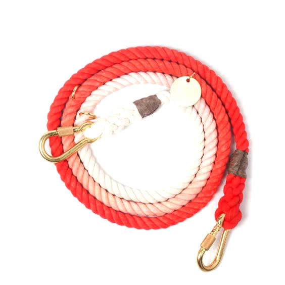 dog leash red cotton pet leashes set with brass hook handle wholesaler manufacturing pets accessories and suppliers