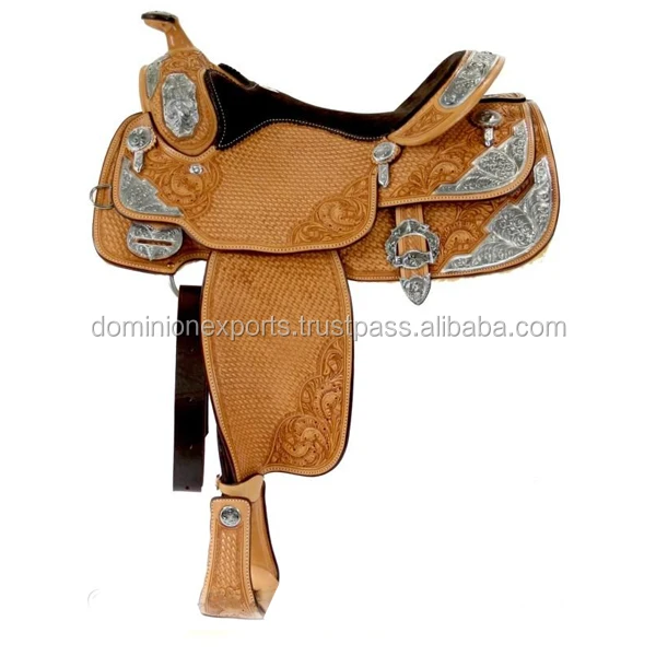 
Hand tooled Western saddle High Quality Well Tooled Designer Genuine Leather Saddle Premium Looking Saddles Sadle Comfortable 