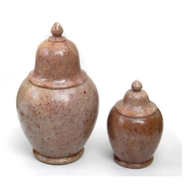 Ginger Jar With Pointed Lid Lemon Pickle Soapstone Natural Stone Jar Carved handmade Pot Vessel Container Decorative Vase